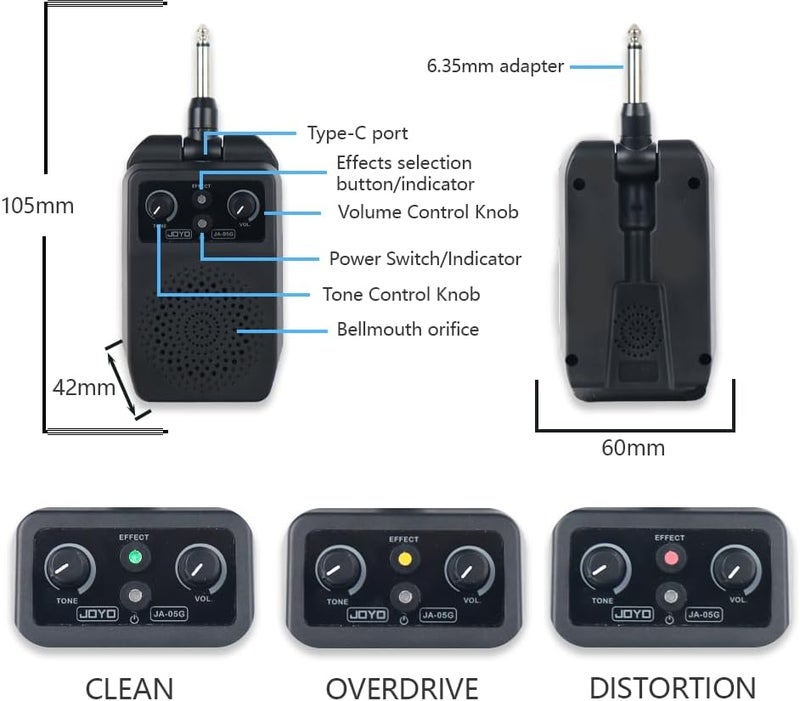 demusea Full size electric guitar kit package 24fret black color HSH pickups single tremolo bridge portable 5W rechargeable amplifier travel amp set practice for beginner starter with strap gigbag bundle - Image 2